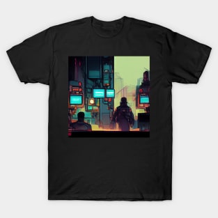 Mechanical project cyberpunk | Comics Style T-Shirt